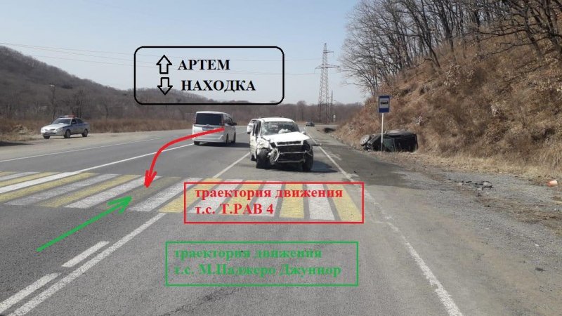 Сотрудники Госавтоинспекции разыскали водителя Toyota Rav 4, сбежавшего с места ДТП в Приморском крае
